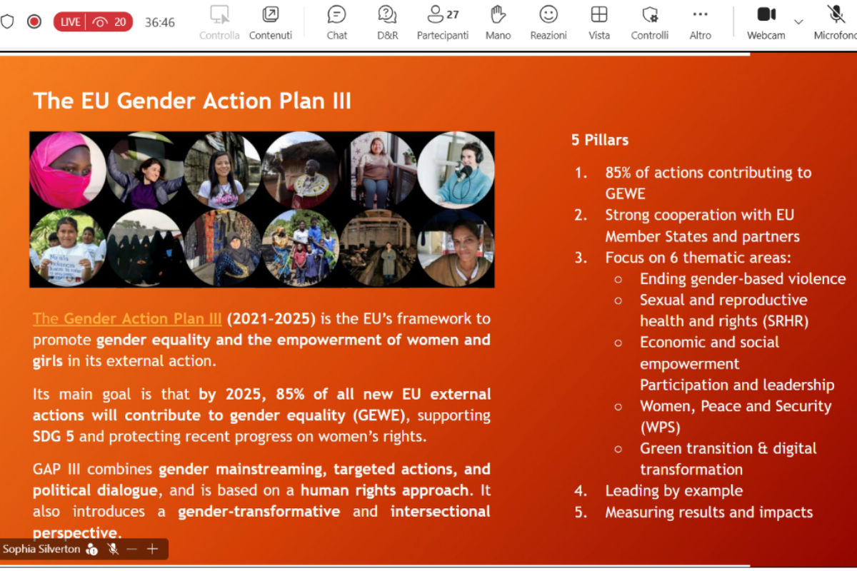The EU Gender Action Plan